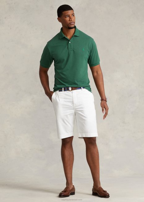 o polo terrestre BD6J1545 homens Ralph Lauren Stuart verde