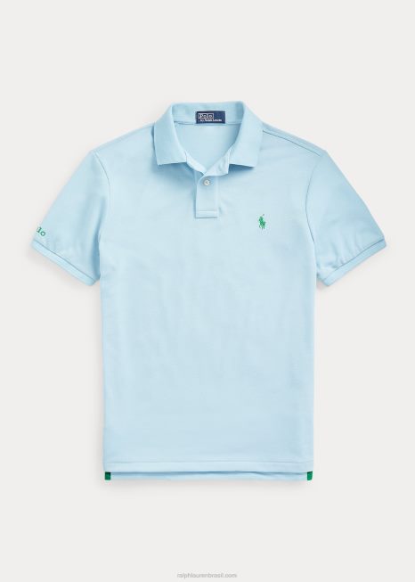 o polo terrestre BD6J981 homens Ralph Lauren Pó azul