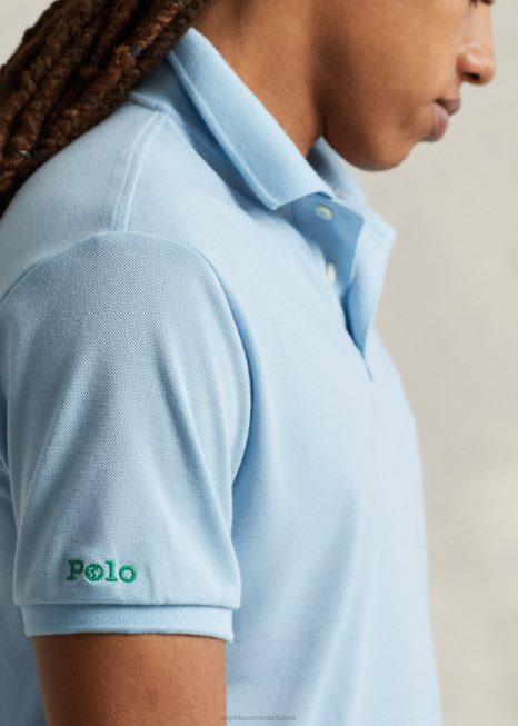 o polo terrestre BD6J981 homens Ralph Lauren Pó azul