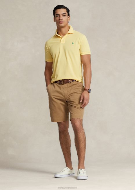 o polo terrestre BD6J985 homens Ralph Lauren milho amarelo