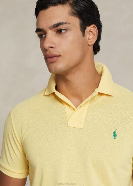o polo terrestre BD6J985 homens Ralph Lauren milho amarelo