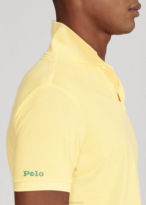 o polo terrestre BD6J985 homens Ralph Lauren milho amarelo