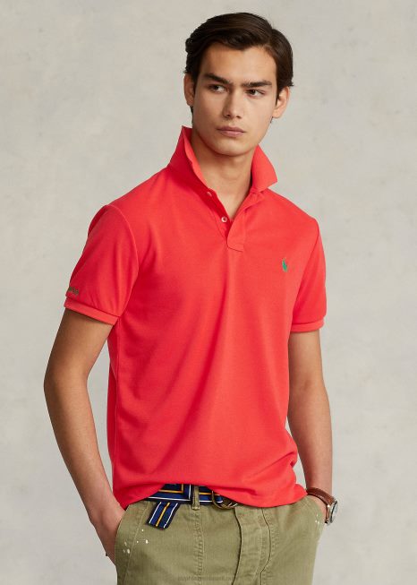 o polo terrestre BD6J990 homens Ralph Lauren tomate