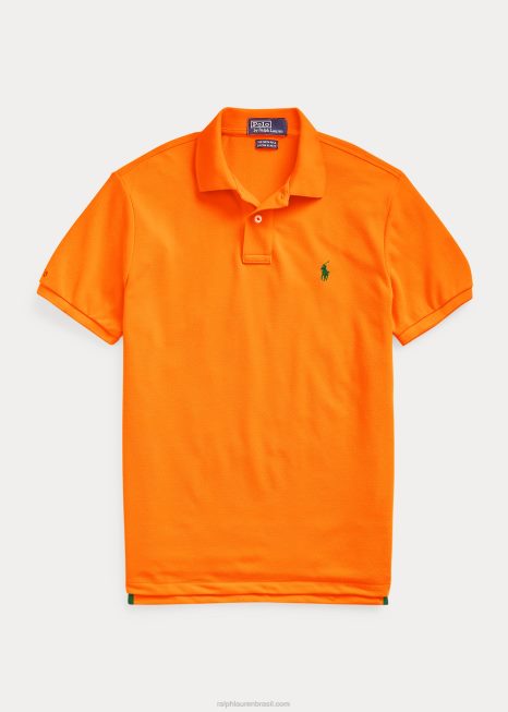 o polo terrestre BD6J993 homens Ralph Lauren flash laranja