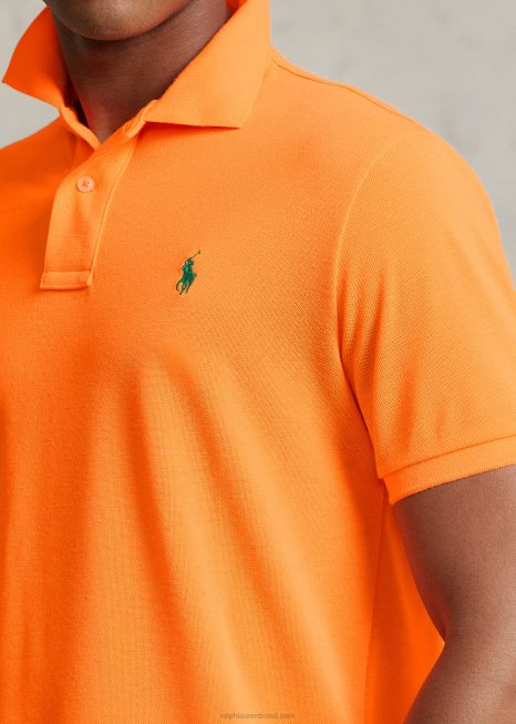 o polo terrestre BD6J993 homens Ralph Lauren flash laranja