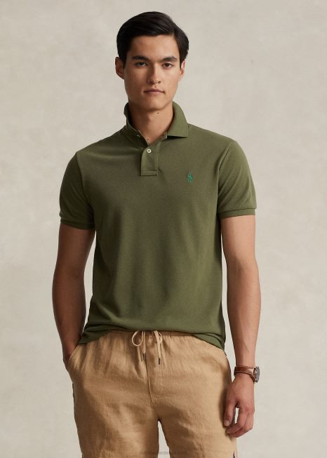 o polo terrestre BD6J996 homens Ralph Lauren sálvia negra