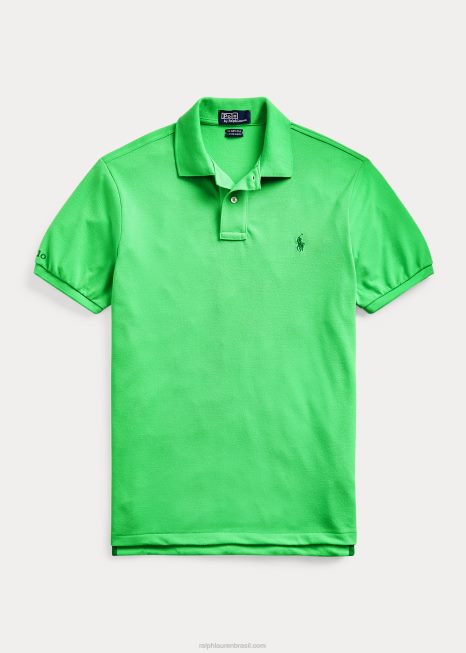 o polo terrestre BD6J997 homens Ralph Lauren verde neon