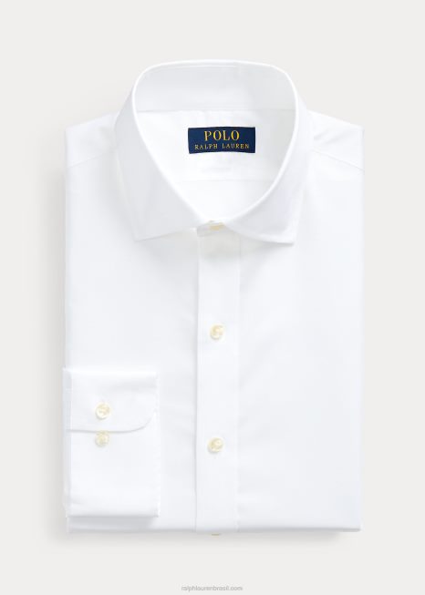regente camisa de popeline slim fit BD6J8672 homens Ralph Lauren