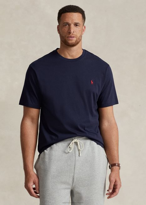 camiseta de gola redonda BD6J8713 homens Ralph Lauren tinta