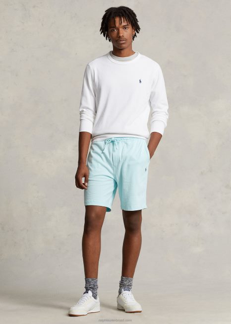 camisola terry spa BD6J439 homens Ralph Lauren branco