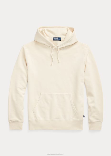moletom com capuz BD6J8507 homens Ralph Lauren cru