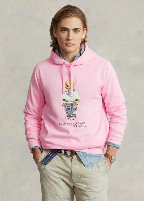 moletom de lã de urso polo BD6J1039 homens Ralph Lauren urso hampton rosa carmel