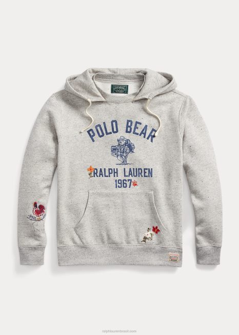 moletom de lã de urso polo BD6J8484 homens Ralph Lauren urze de brooklyn