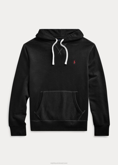 moletom de lã rl BD6J1572 homens Ralph Lauren preto