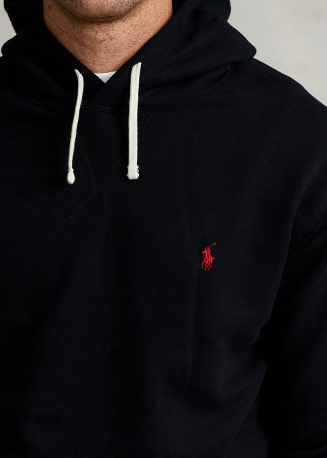 moletom de lã rl BD6J1572 homens Ralph Lauren preto