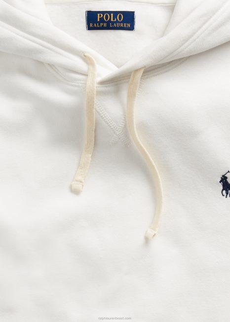 moletom de lã rl BD6J398 homens Ralph Lauren branco