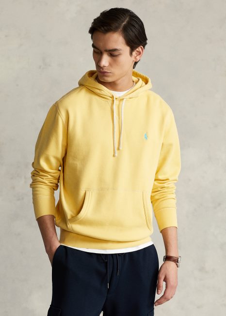 moletom de lã rl BD6J8574 homens Ralph Lauren milho amarelo