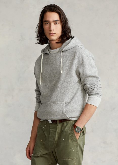 moletom de lã tingido BD6J630 homens Ralph Lauren urze do sótão