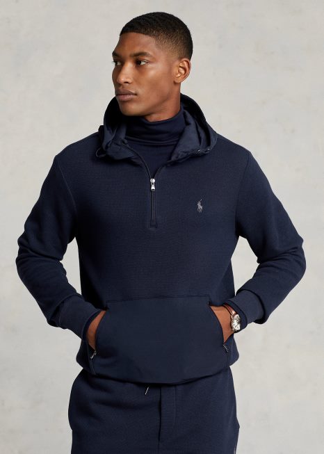 moletom híbrido com zíper BD6J1156 homens Ralph Lauren