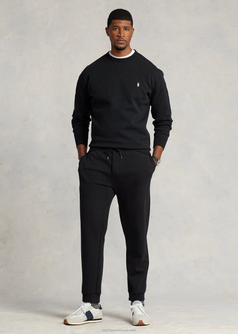 moletom malha dupla BD6J1911 homens Ralph Lauren preto