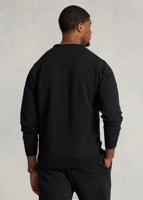 moletom malha dupla BD6J1911 homens Ralph Lauren preto