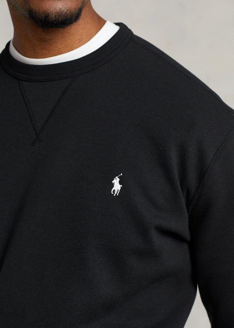 moletom malha dupla BD6J1911 homens Ralph Lauren preto
