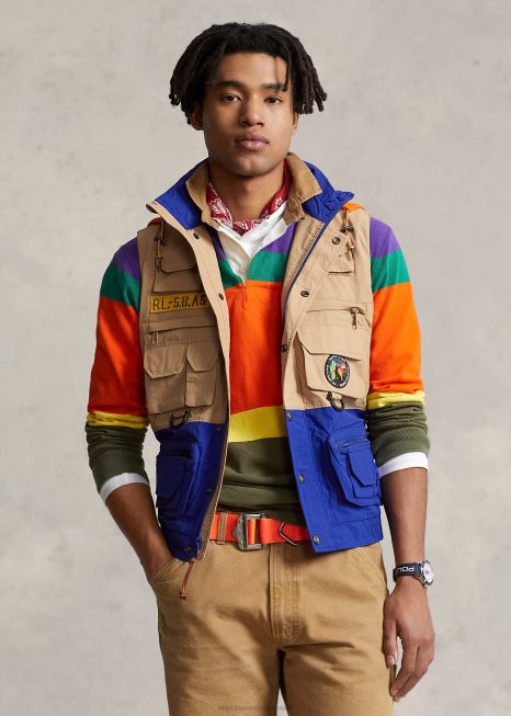 colete utilitário repelente de água BD6J144 homens Ralph Lauren