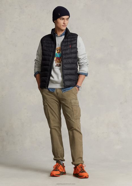 o colete embalável BD6J112 homens Ralph Lauren preto