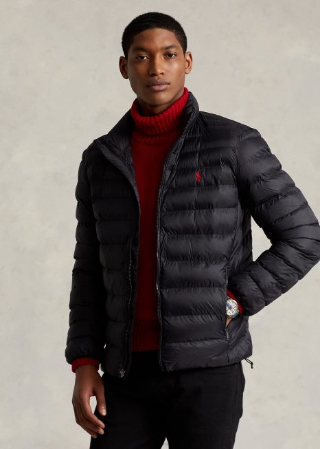 a jaqueta embalável BD6J141 homens Ralph Lauren preto