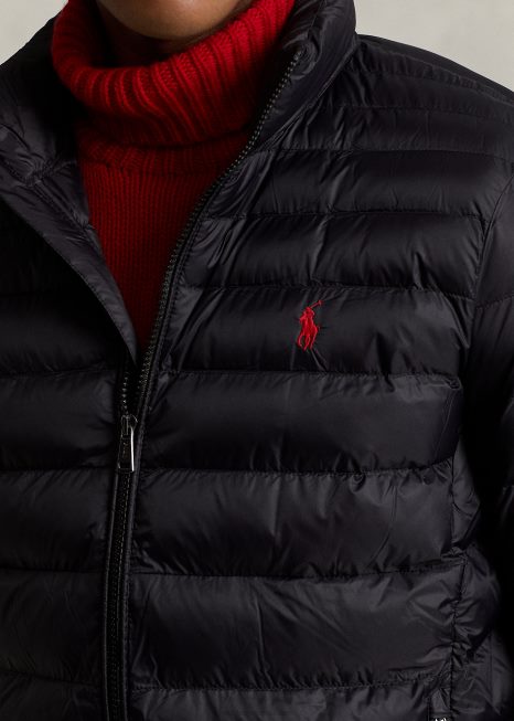 a jaqueta embalável BD6J141 homens Ralph Lauren preto