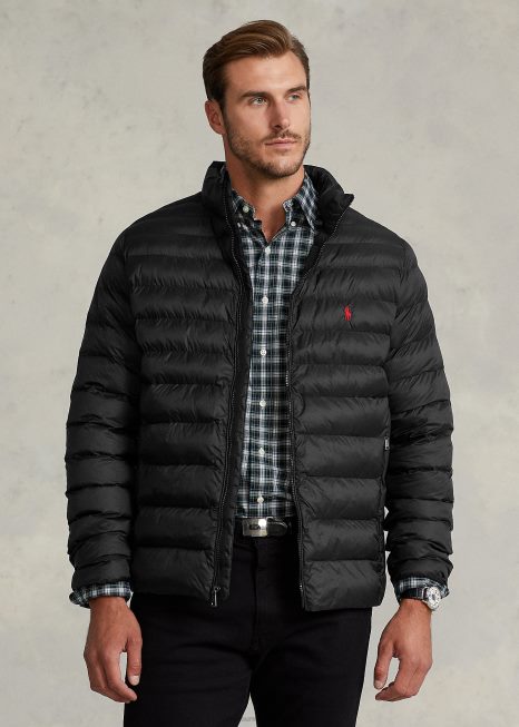 a jaqueta embalável BD6J1909 homens Ralph Lauren preto