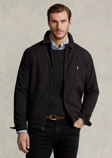jaqueta bi-swing BD6J1555 homens Ralph Lauren rl preto