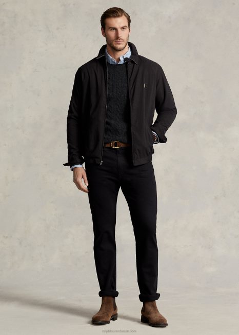 jaqueta bi-swing BD6J1555 homens Ralph Lauren rl preto