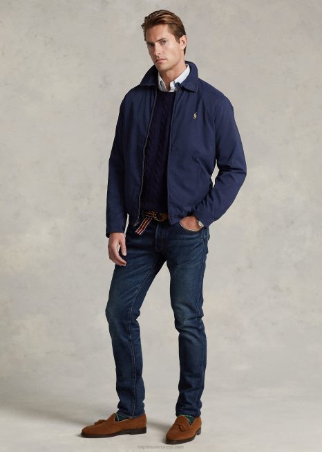 jaqueta bi-swing BD6J284 homens Ralph Lauren marinha refinada
