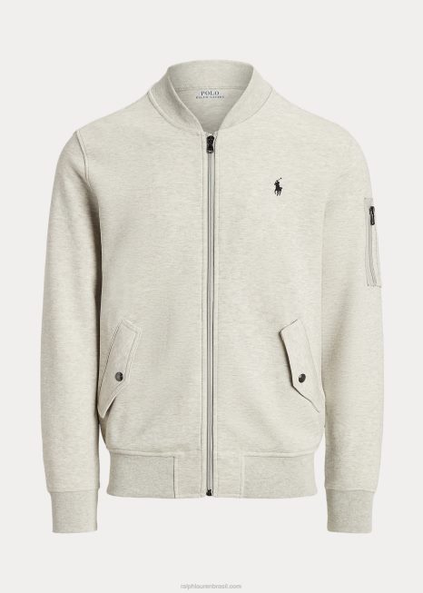 jaqueta bomber malha dupla BD6J568 homens Ralph Lauren urze esporte leve