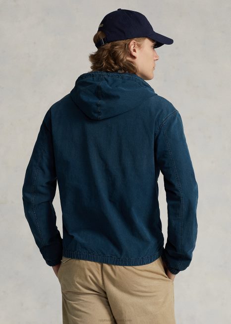 jaqueta jeans com capuz BD6J1173 homens Ralph Lauren nathen