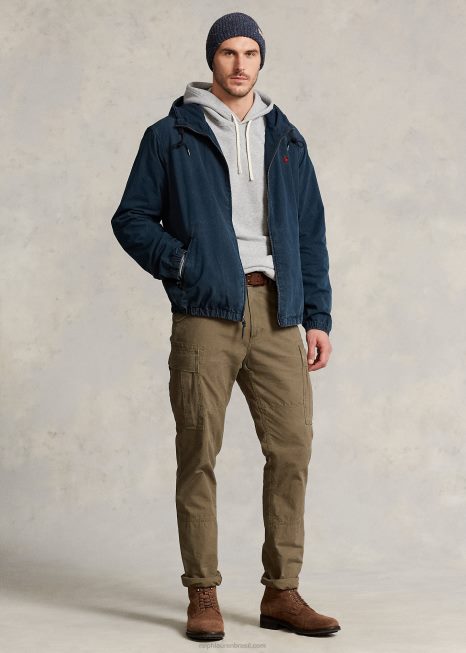 jaqueta jeans com capuz BD6J1798 homens Ralph Lauren nathen