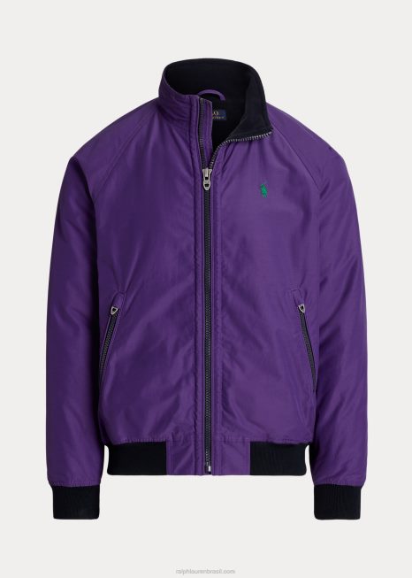 jaqueta manga raglã BD6J116 homens Ralph Lauren cacto roxo