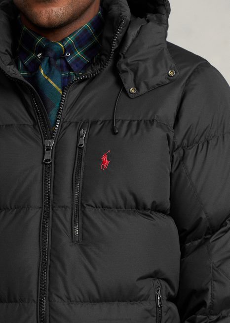 jaqueta repelente de água BD6J1922 homens Ralph Lauren preto
