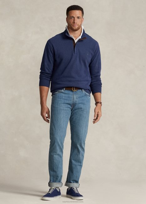 hampton jeans reto relaxado BD6J1653 homens Ralph Lauren stanton wash