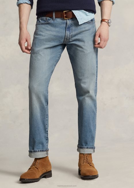 hampton jeans reto relaxado BD6J282 homens Ralph Lauren dixon