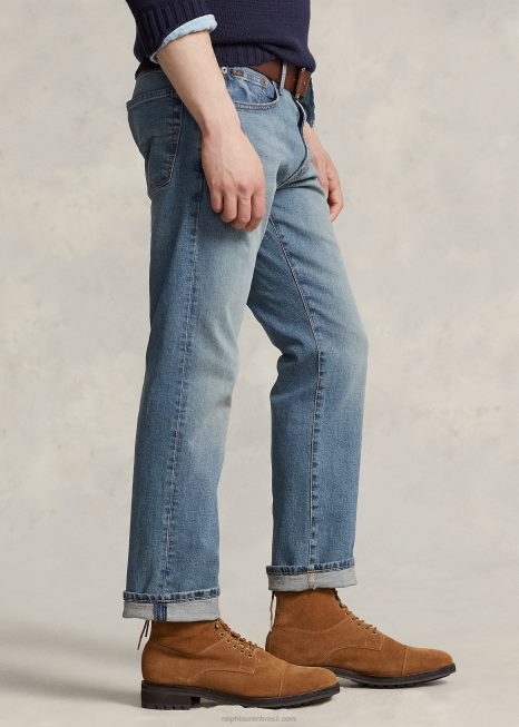 hampton jeans reto relaxado BD6J282 homens Ralph Lauren dixon