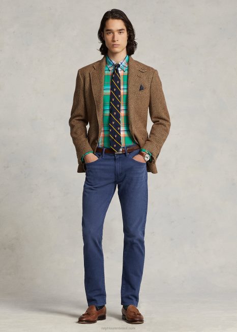 jeans slim stretch sullivan BD6J464 homens Ralph Lauren marinha clara