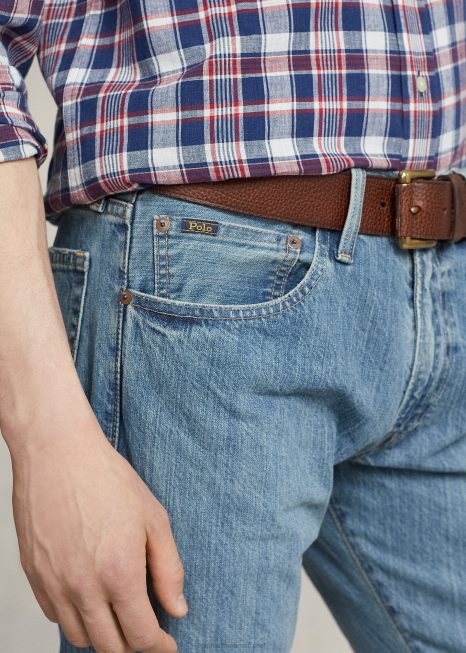 varick slim jeans reto BD6J353 homens Ralph Lauren stanton