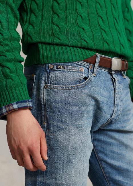 varick slim jeans reto BD6J681 homens Ralph Lauren trecho de granger