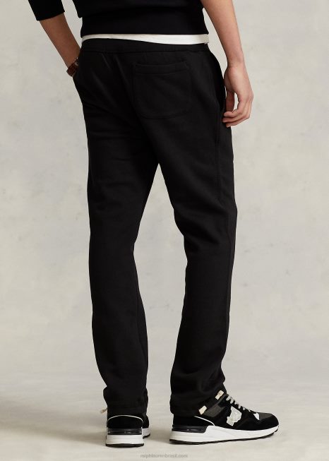 calça de moletom BD6J551 homens Ralph Lauren preto