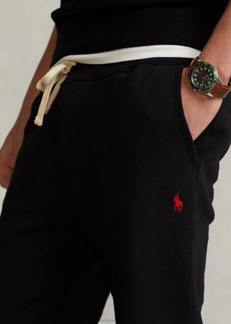 calça de moletom BD6J551 homens Ralph Lauren preto