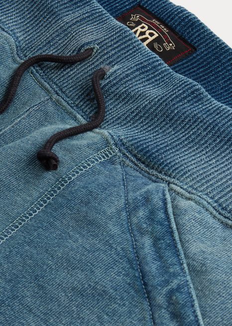 moletom francês terry BD6J1730 homens Ralph Lauren índigo