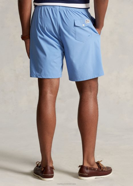 calção de banho viajante BD6J1483 homens Ralph Lauren porto ilha azul