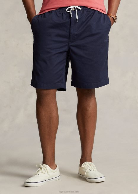 polo prepster short chino elástico BD6J1461 homens Ralph Lauren tinta náutica